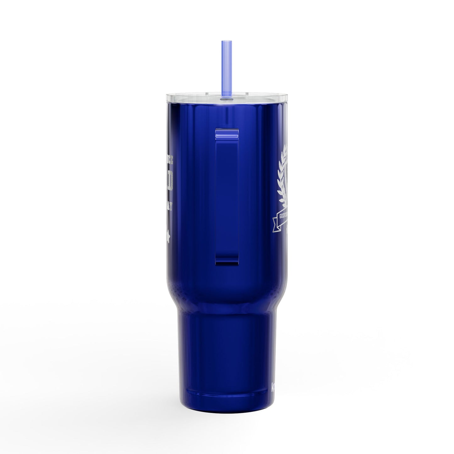 Godfidence Every Day G.E.D logo Engraved 40oz Insulated Tumbler - Godfidence Every Day G.E.D. Brand