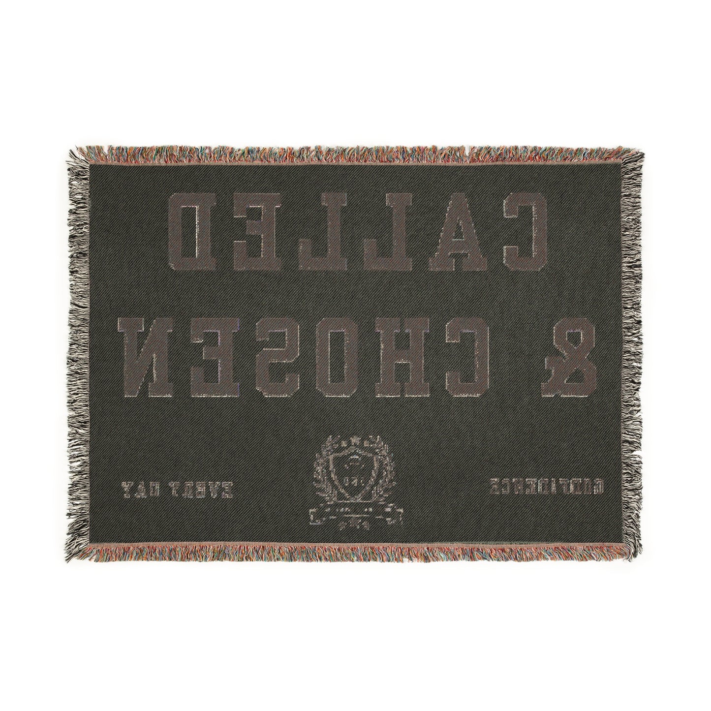 Godfidence Everyday Called & Chosen Woven Blanket - Godfidence Every Day G.E.D. Brand