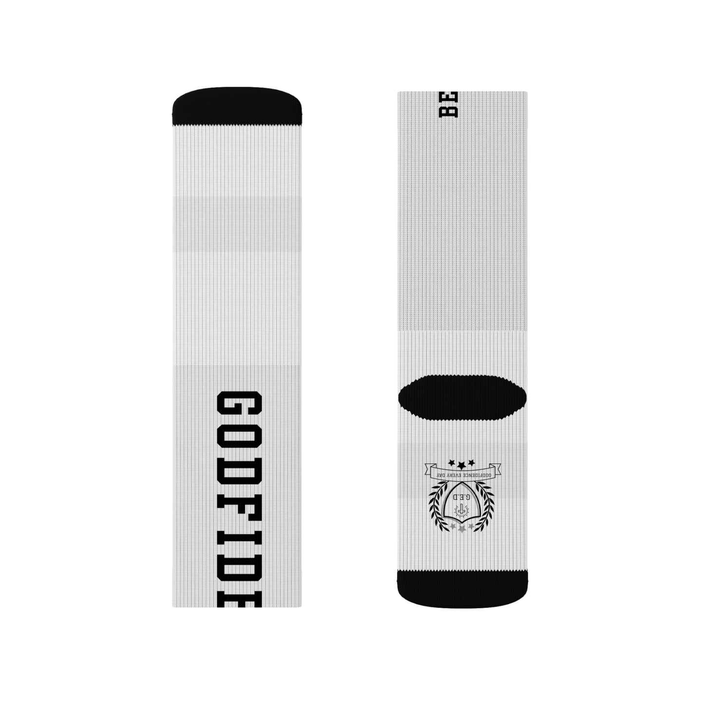 Godfidence Every Day Beast Mode Socks - Godfidence Every Day G.E.D. Brand