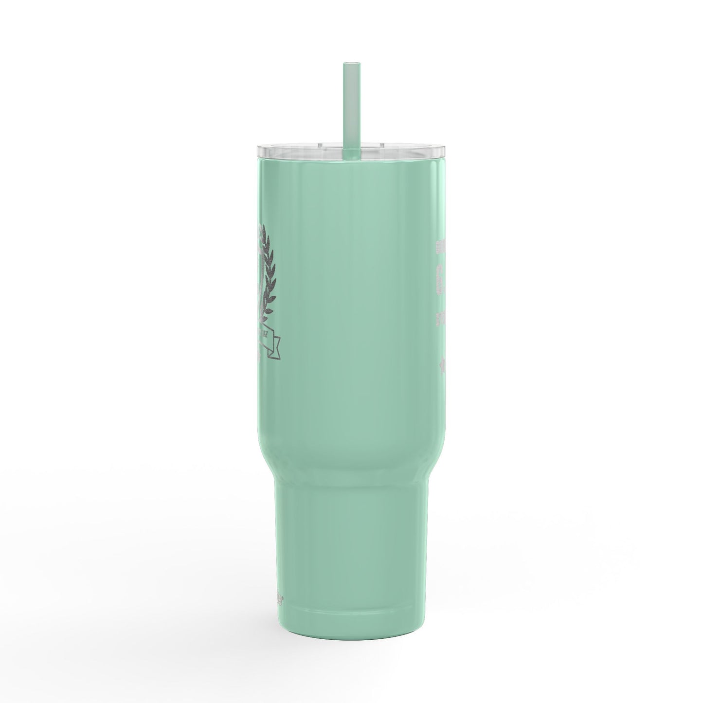 Godfidence Every Day G.E.D logo Engraved 40oz Insulated Tumbler - Godfidence Every Day G.E.D. Brand