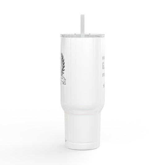 Godfidence Every Day G.E.D logo Engraved 40oz Insulated Tumbler - Godfidence Every Day G.E.D. Brand