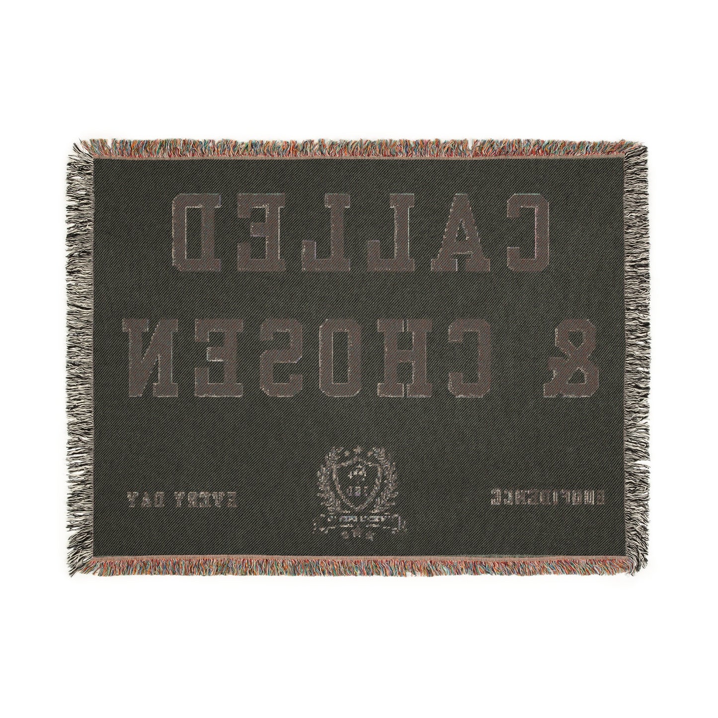 Godfidence Everyday Called & Chosen Woven Blanket - Godfidence Every Day G.E.D. Brand