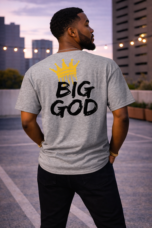 NEW!!! Godfidence Big God Classic tee (Black lettering)