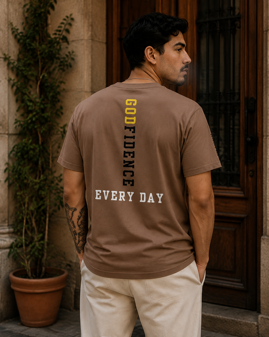 NEW!!! Godfidence Promises Front Tee - Godfidence Every Day G.E.D. Brand