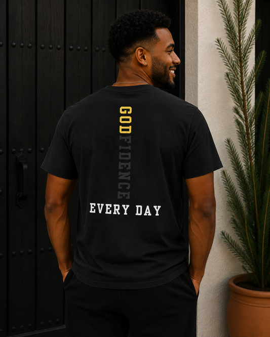 NEW!!! Godfidence Kingdom Front Tee - Godfidence Every Day G.E.D. Brand