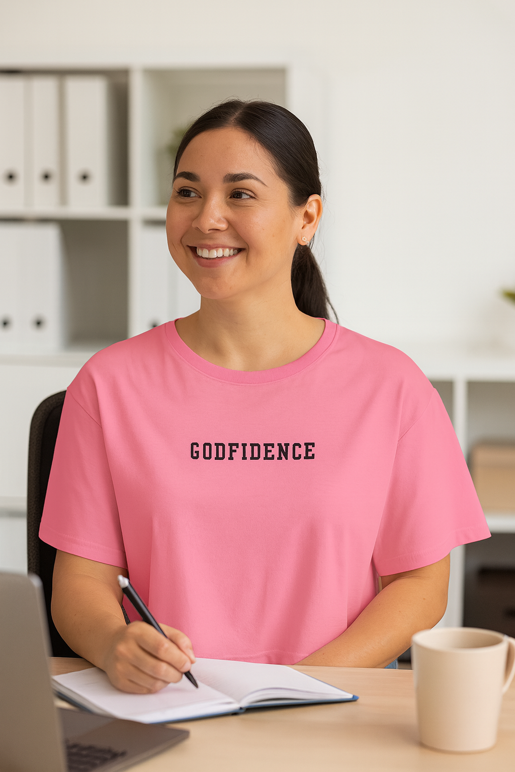 Simple Godfidence Every Day Crop Top - Godfidence Every Day G.E.D. Brand