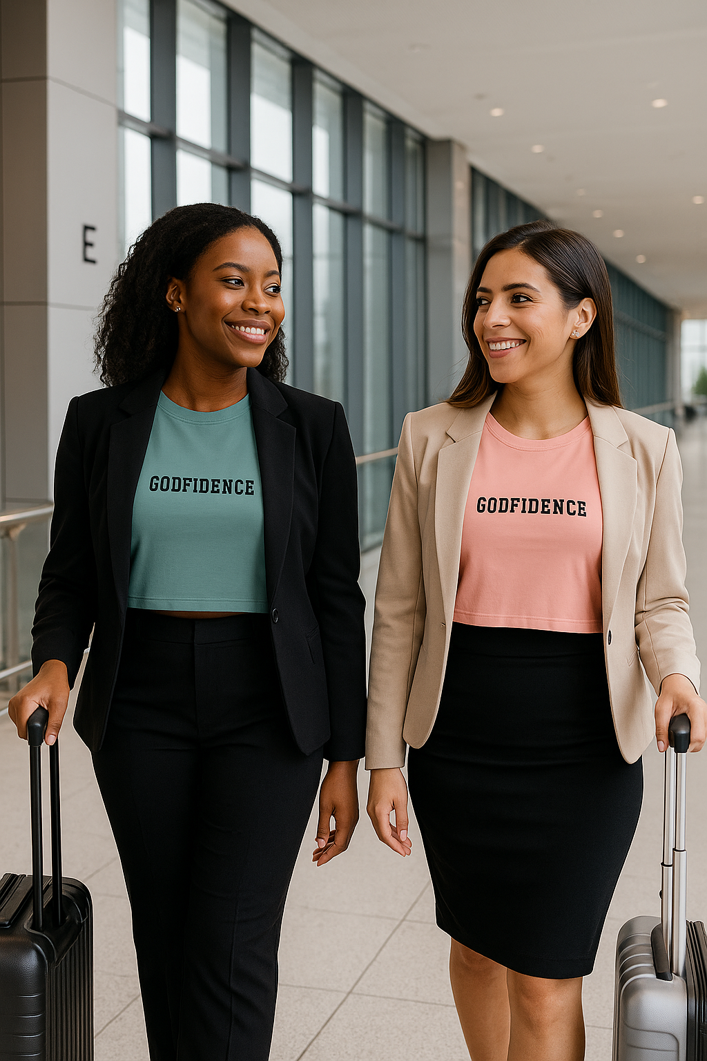 Simple Godfidence Every Day Crop Top - Godfidence Every Day G.E.D. Brand