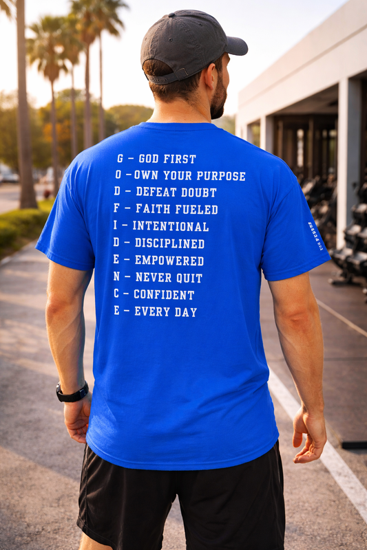 NEW!!! Godfidence Acronym White Letters - Godfidence Every Day G.E.D. Brand