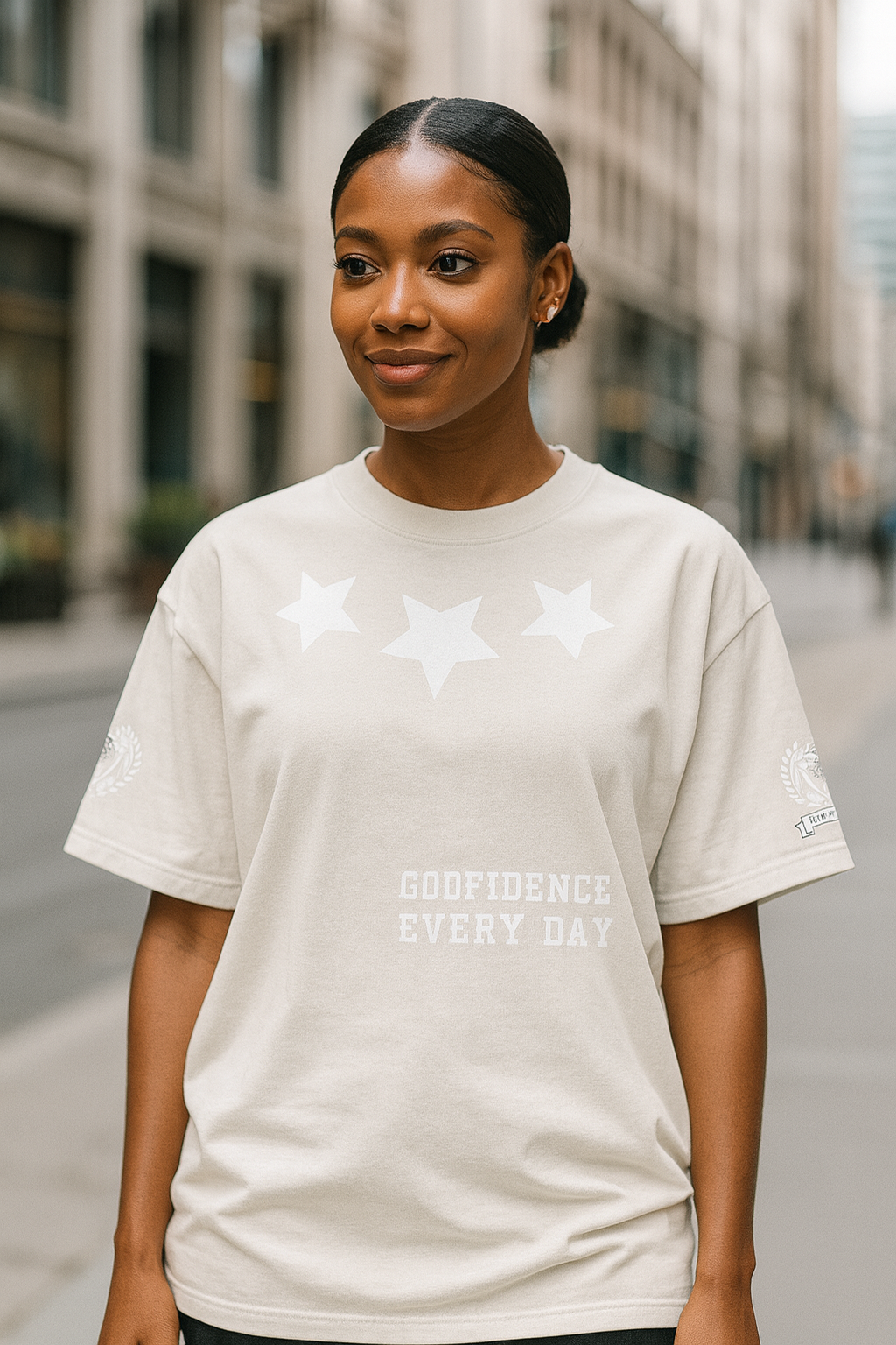 NEW!!! Godfidence Everyday Miracle Magnet Oversized faded t-shirt - Godfidence Every Day G.E.D. Brand