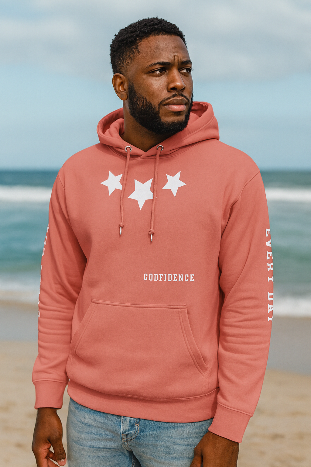 NEW! Godfidence Everyday What A God Hoodie - Godfidence Every Day G.E.D. Brand