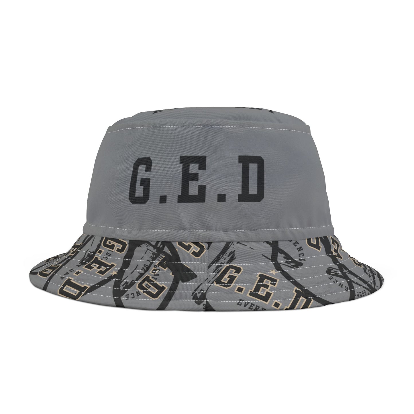 GED Circle Cross Bucket Hat - Godfidence Every Day G.E.D. Brand