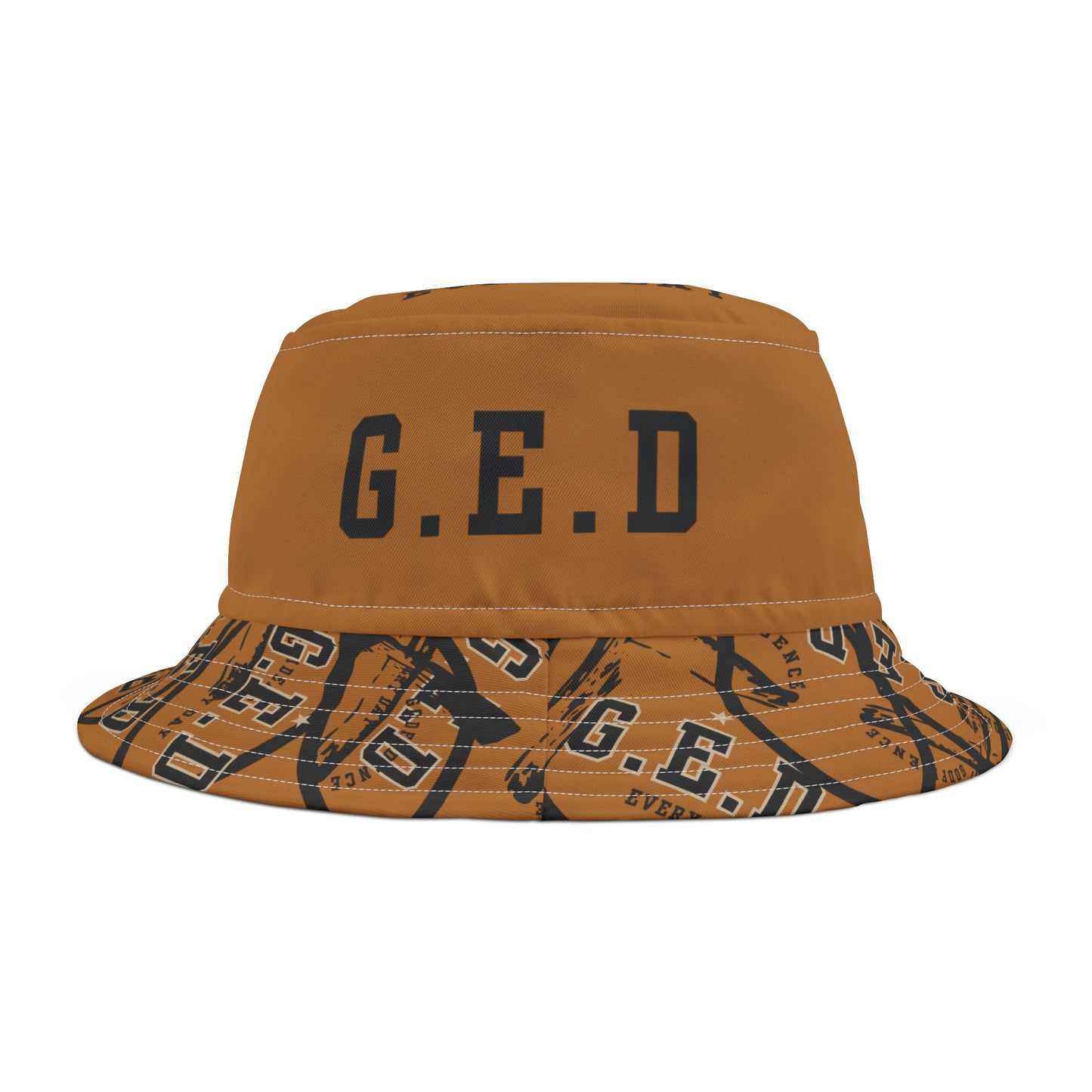GED Circle Cross Bucket Hat - Godfidence Every Day G.E.D. Brand