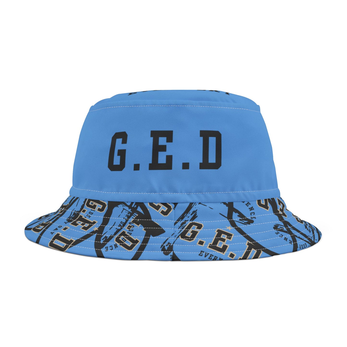 GED Circle Cross Bucket Hat - Godfidence Every Day G.E.D. Brand