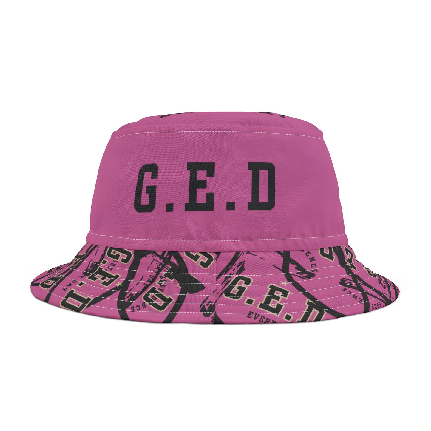 GED Circle Cross Bucket Hat - Godfidence Every Day G.E.D. Brand