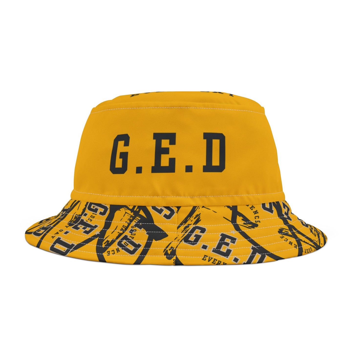 GED Circle Cross Bucket Hat - Godfidence Every Day G.E.D. Brand