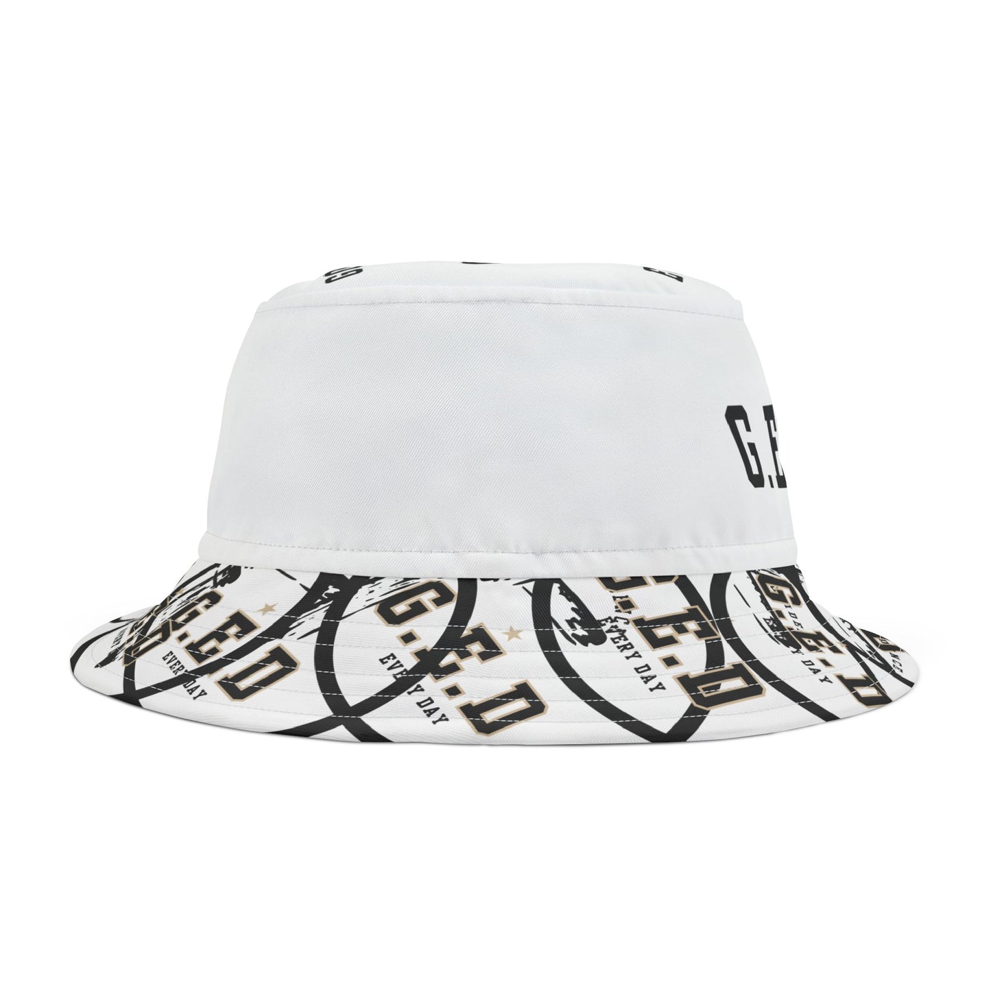 GED Circle Cross Bucket Hat - Godfidence Every Day G.E.D. Brand