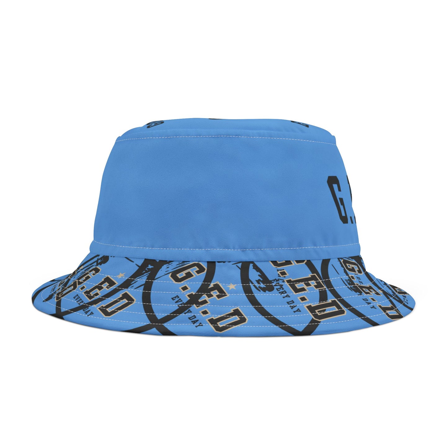 GED Circle Cross Bucket Hat - Godfidence Every Day G.E.D. Brand