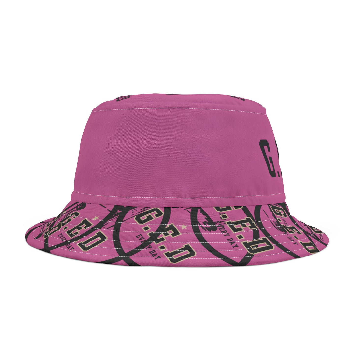 GED Circle Cross Bucket Hat - Godfidence Every Day G.E.D. Brand
