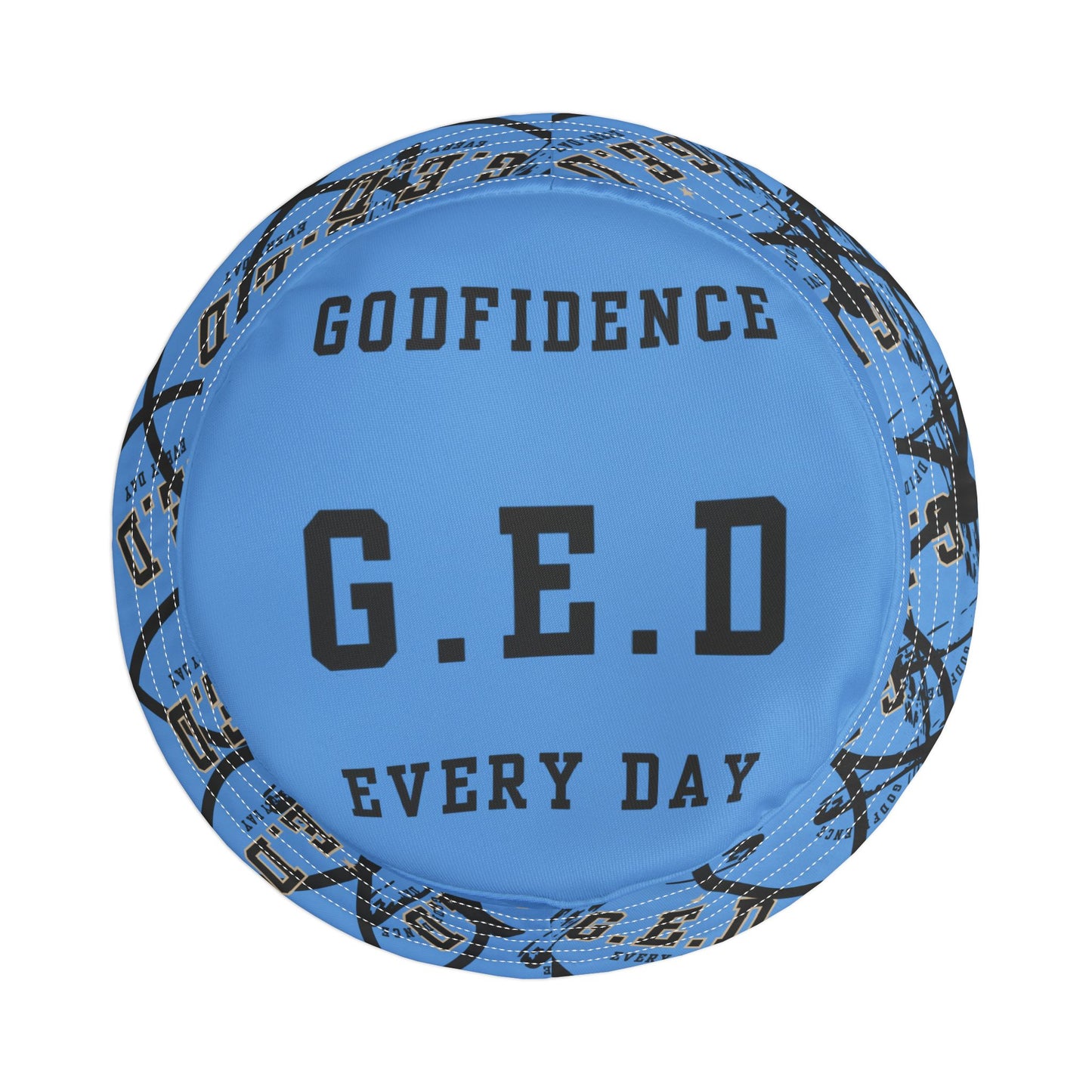 GED Circle Cross Bucket Hat - Godfidence Every Day G.E.D. Brand