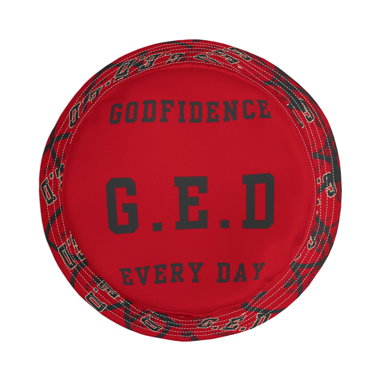 GED Circle Cross Bucket Hat - Godfidence Every Day G.E.D. Brand