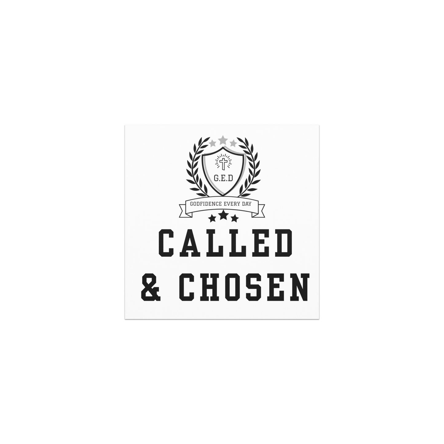 G.E.D. Called & Chosen Magnet - Godfidence Every Day G.E.D. Brand