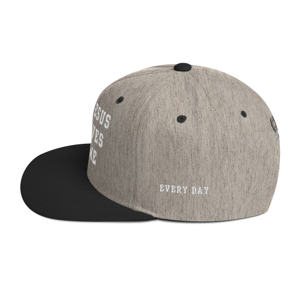 Try Jesus Snapback Hat - Godfidence Every Day G.E.D. Brand