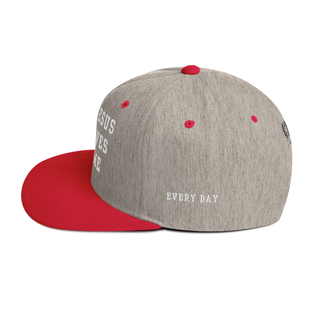 Try Jesus Snapback Hat - Godfidence Every Day G.E.D. Brand