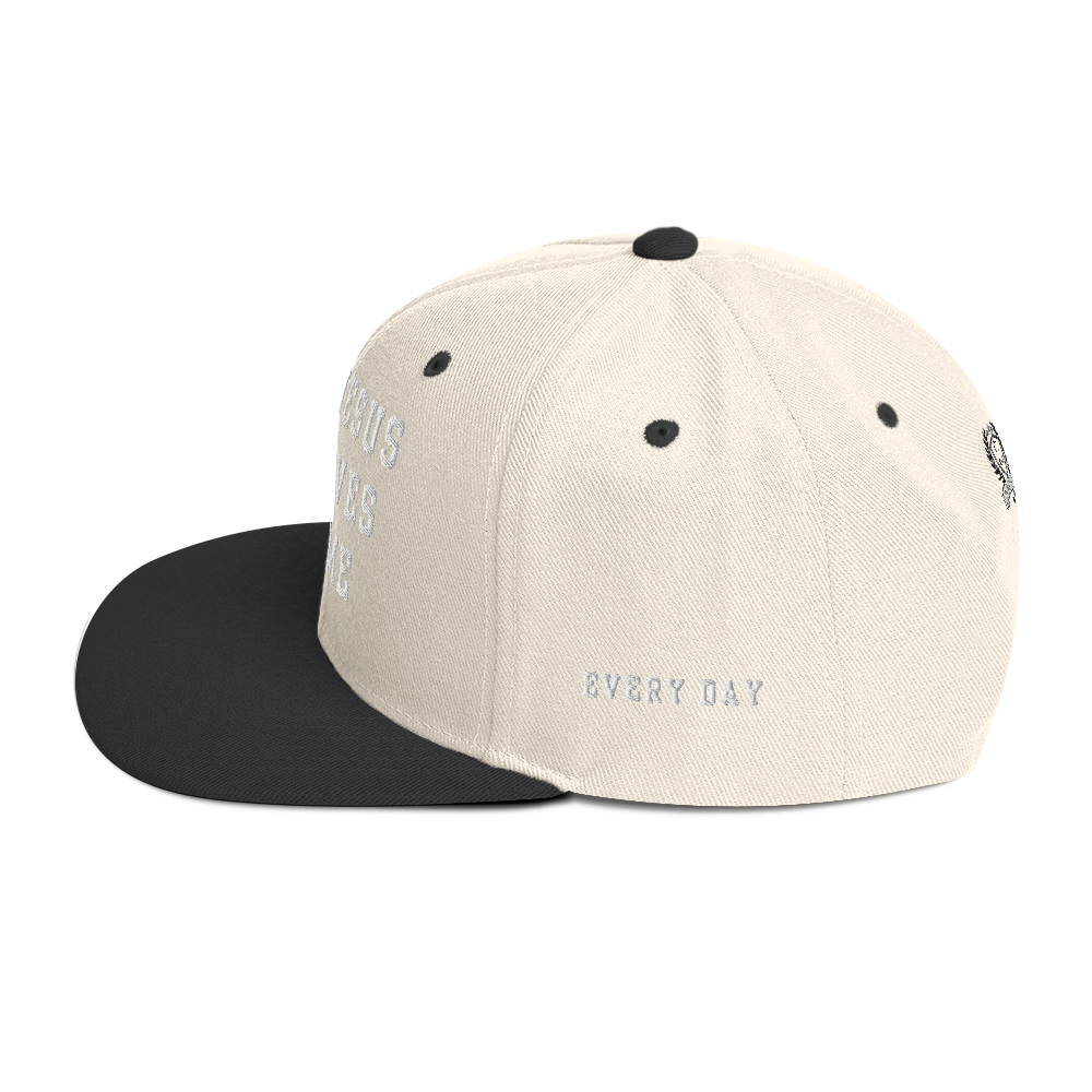 Try Jesus Snapback Hat - Godfidence Every Day G.E.D. Brand