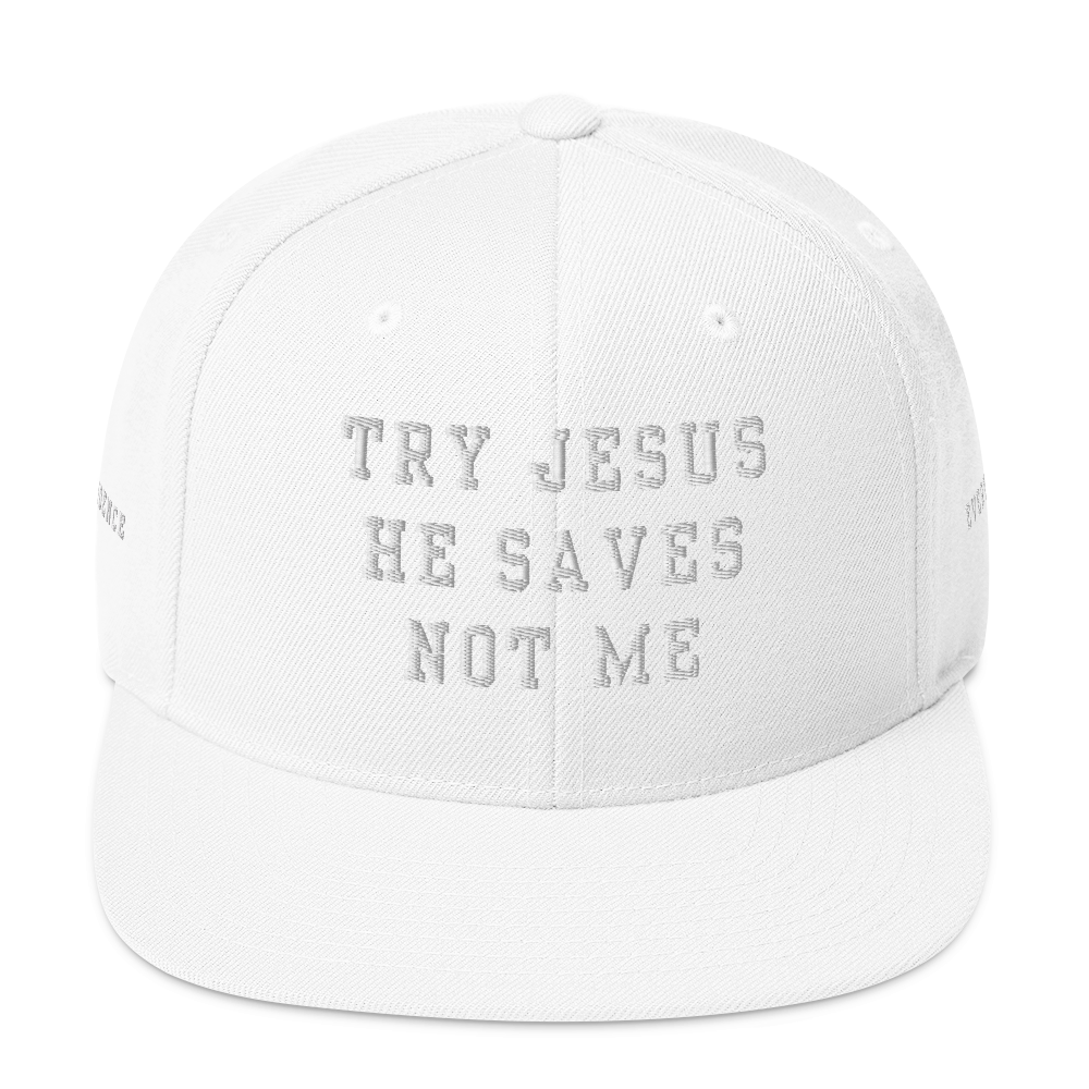 Try Jesus Snapback Hat