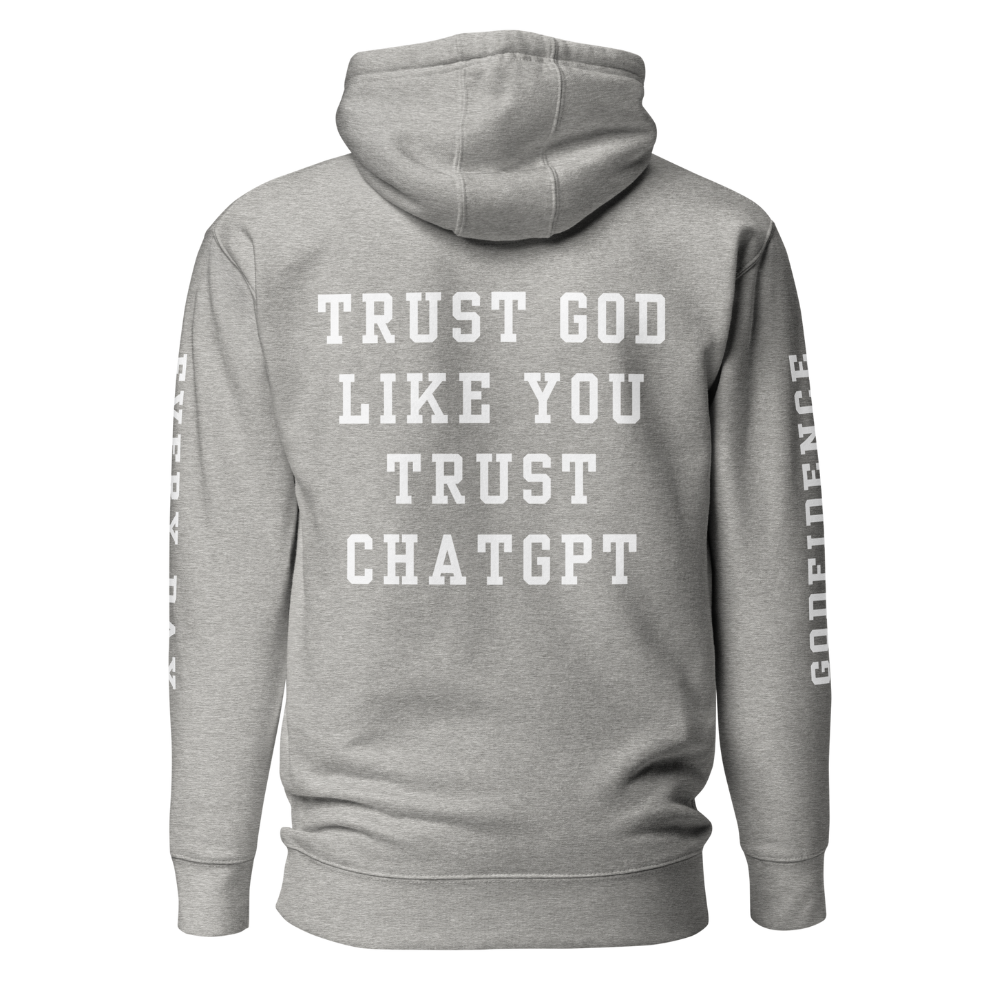 Godfidence Chatgpt Premium Hoodie - Godfidence Every Day G.E.D. Brand