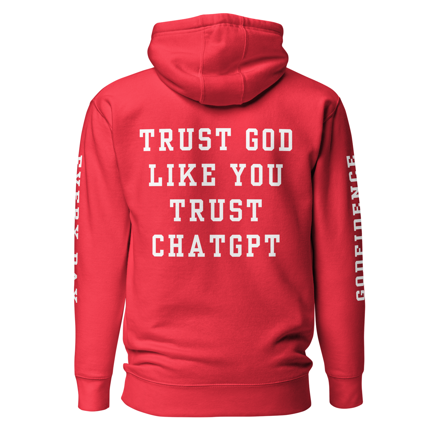 Godfidence Chatgpt Premium Hoodie - Godfidence Every Day G.E.D. Brand