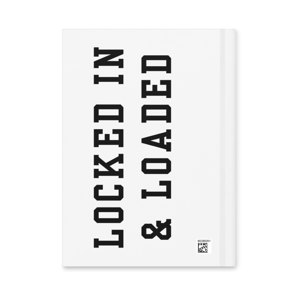 G.E.D. Locked In & Loaded Hardcover journal matte - Godfidence Every Day G.E.D. Brand