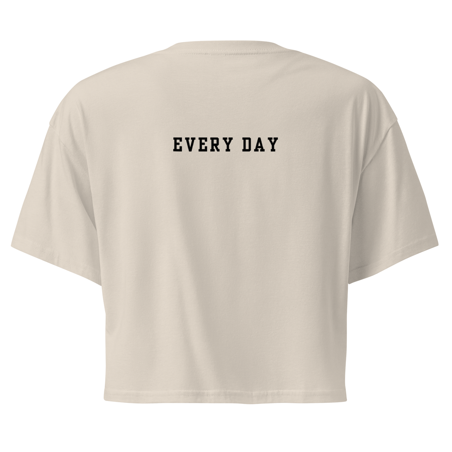 Simple Godfidence Every Day Crop Top - Godfidence Every Day G.E.D. Brand
