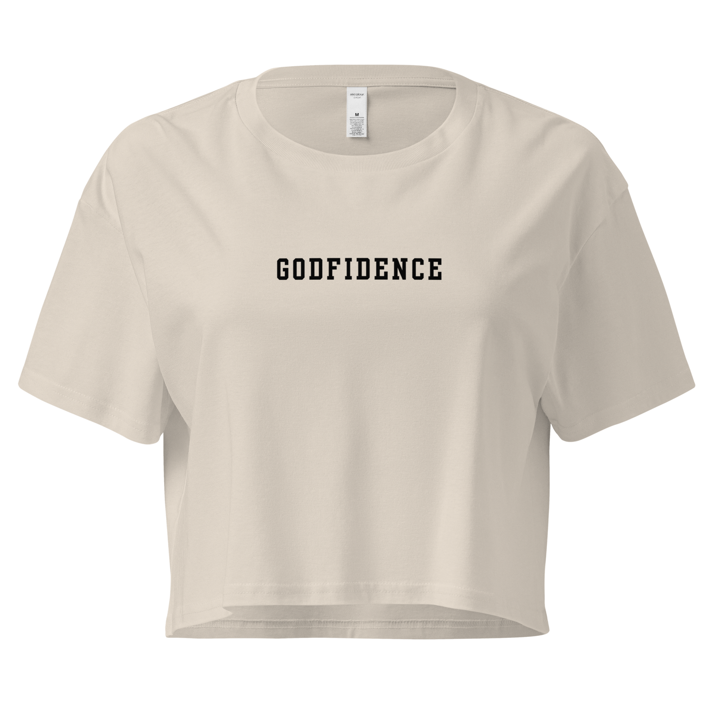 Simple Godfidence Every Day Crop Top - Godfidence Every Day G.E.D. Brand