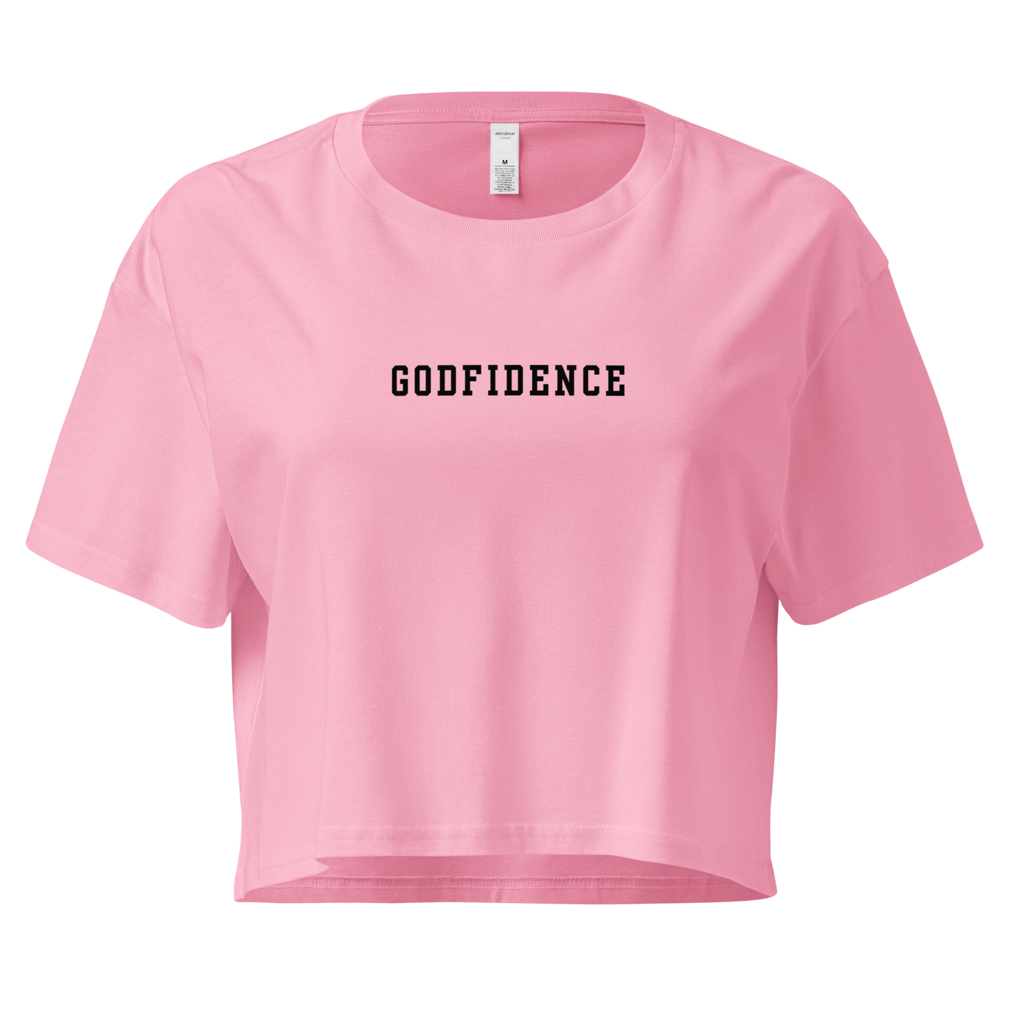 Simple Godfidence Every Day Crop Top - Godfidence Every Day G.E.D. Brand