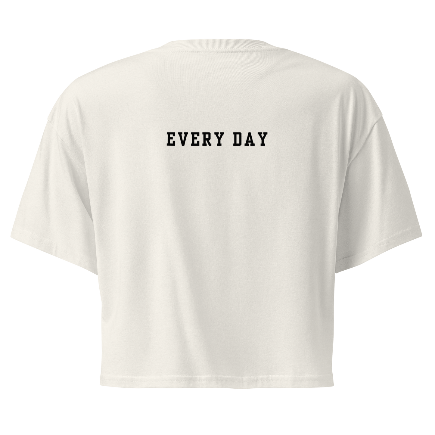 Simple Godfidence Every Day Crop Top - Godfidence Every Day G.E.D. Brand