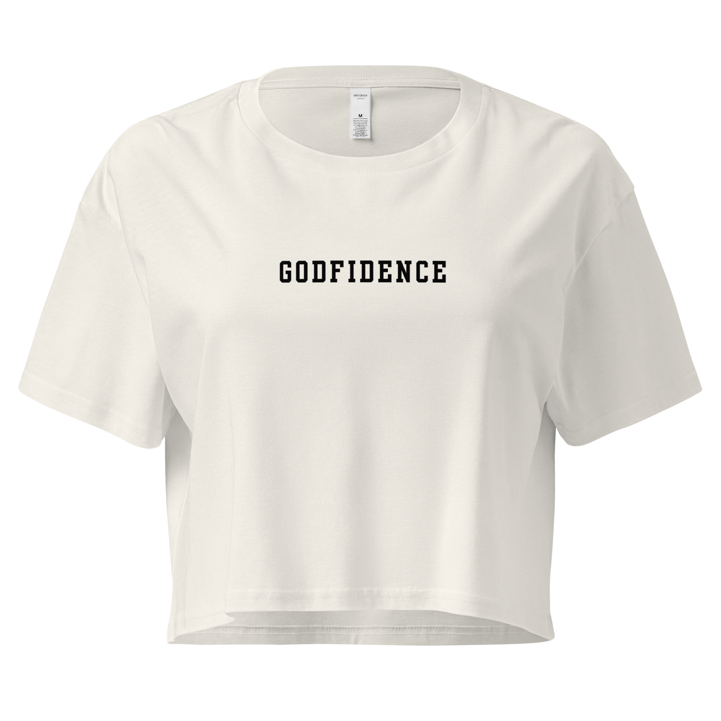 Simple Godfidence Every Day Crop Top - Godfidence Every Day G.E.D. Brand