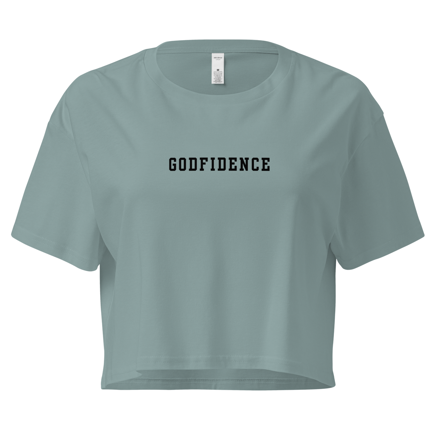Simple Godfidence Every Day Crop Top - Godfidence Every Day G.E.D. Brand