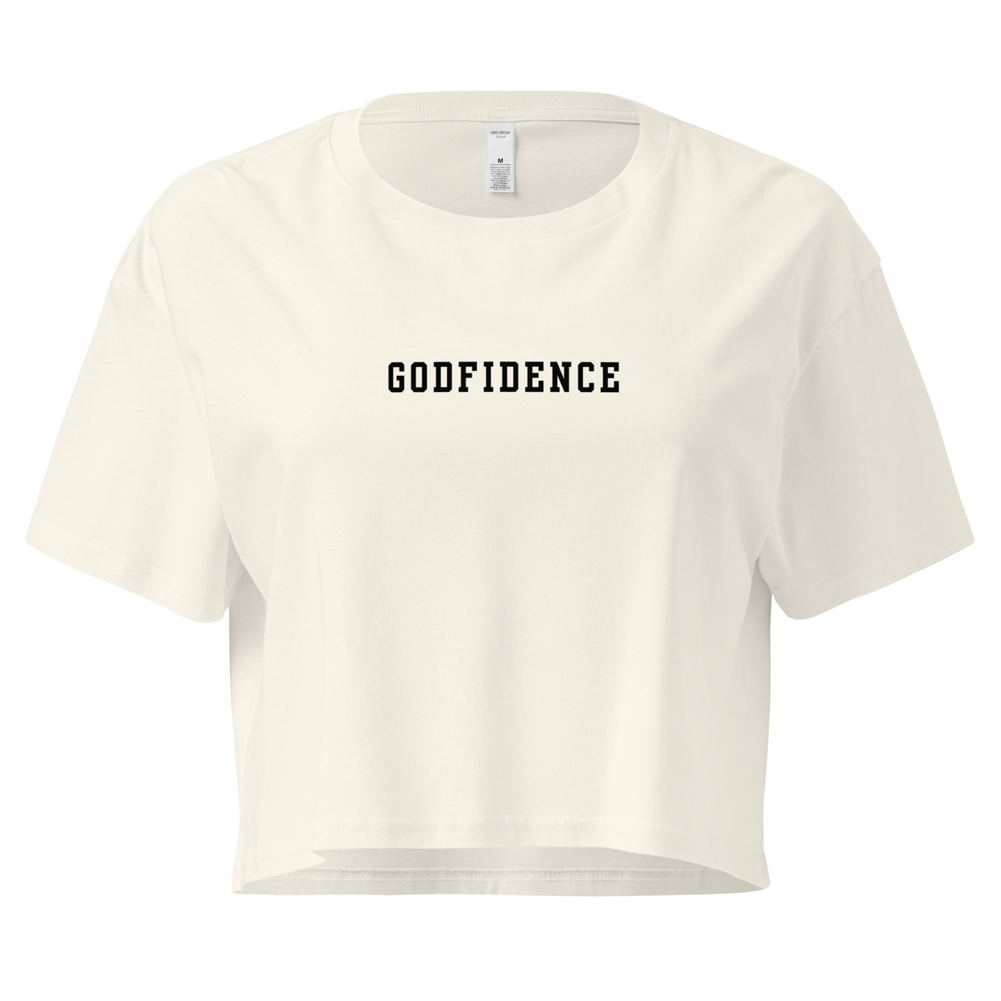 Simple Godfidence Every Day Crop Top - Godfidence Every Day G.E.D. Brand