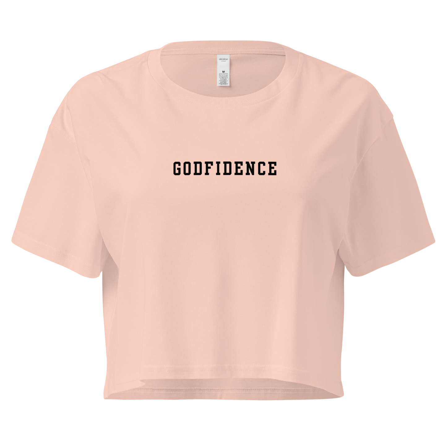 Simple Godfidence Every Day Crop Top - Godfidence Every Day G.E.D. Brand