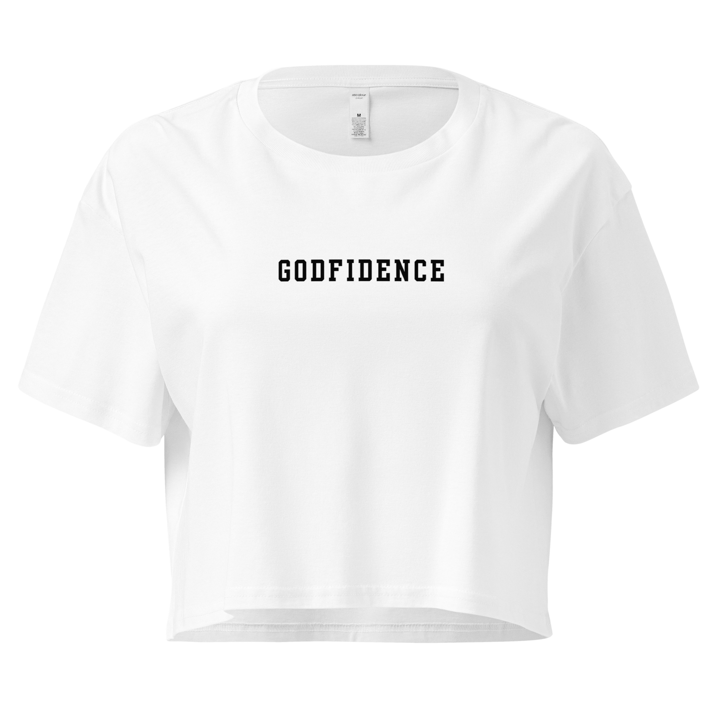 Simple Godfidence Every Day Crop Top - Godfidence Every Day G.E.D. Brand