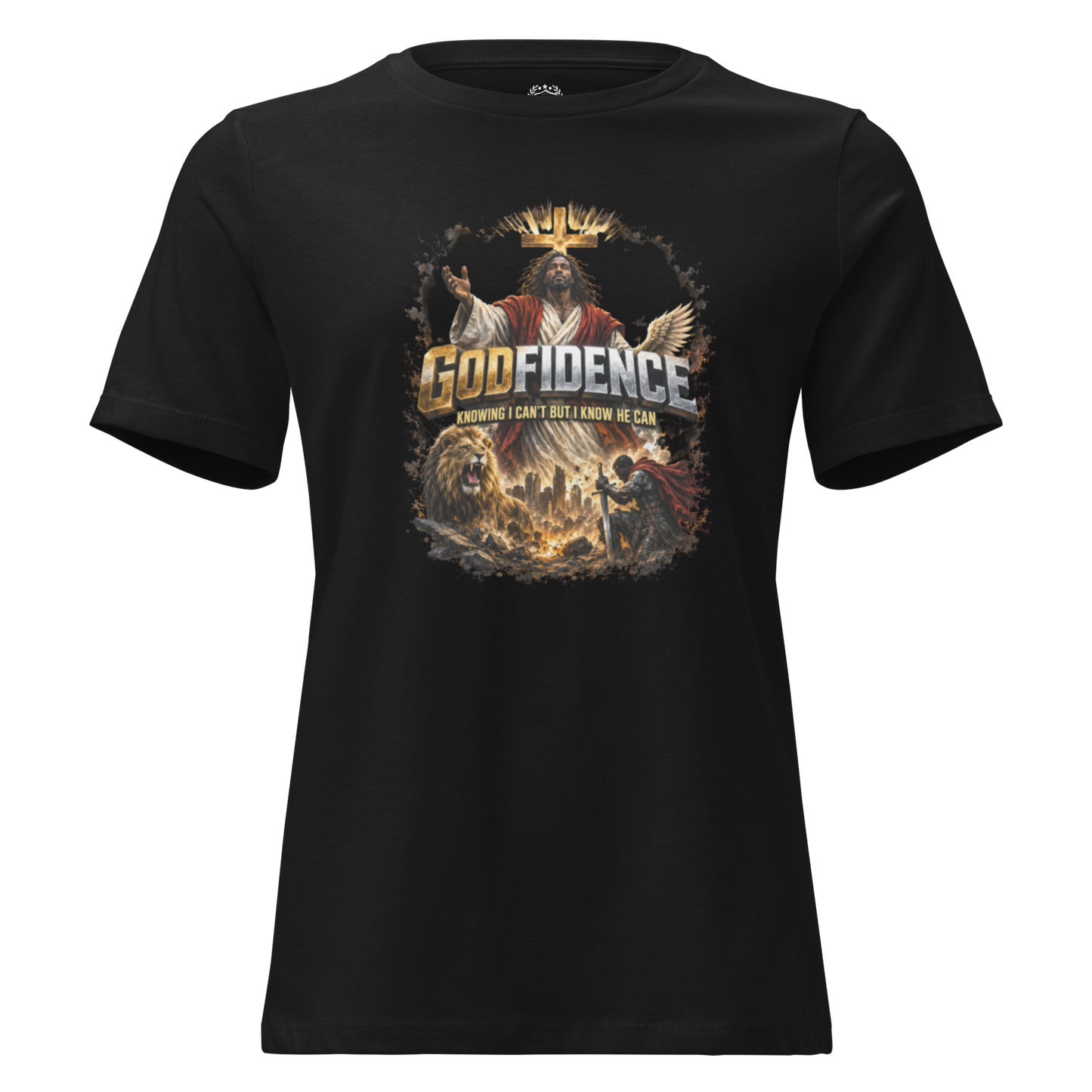 NEW!! Godfidence Womens War Front Tee