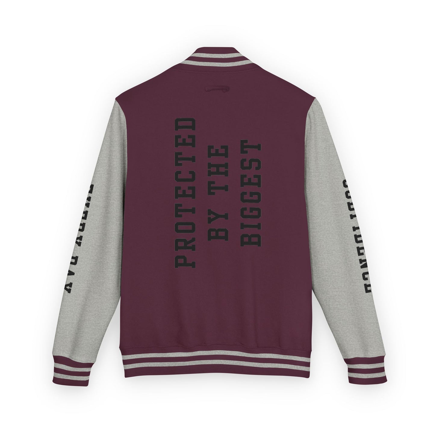 Black Letter Godfidence Every Day Protected By The Biggest Letterman Jacket - Godfidence Every Day G.E.D. Brand