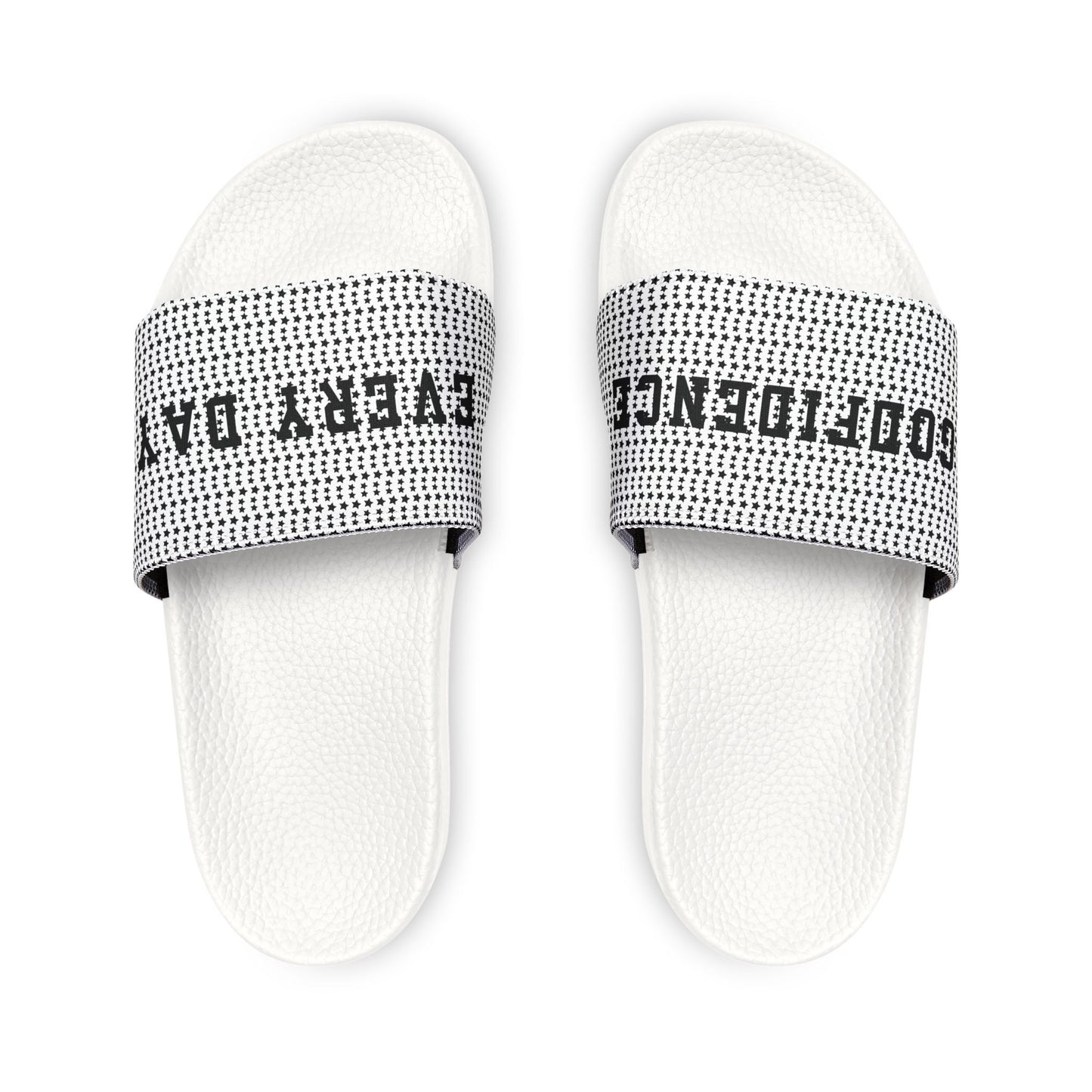 NEW!!! Godfidence Every Day Mini Stars Slide Sandals - Godfidence Every Day G.E.D. Brand
