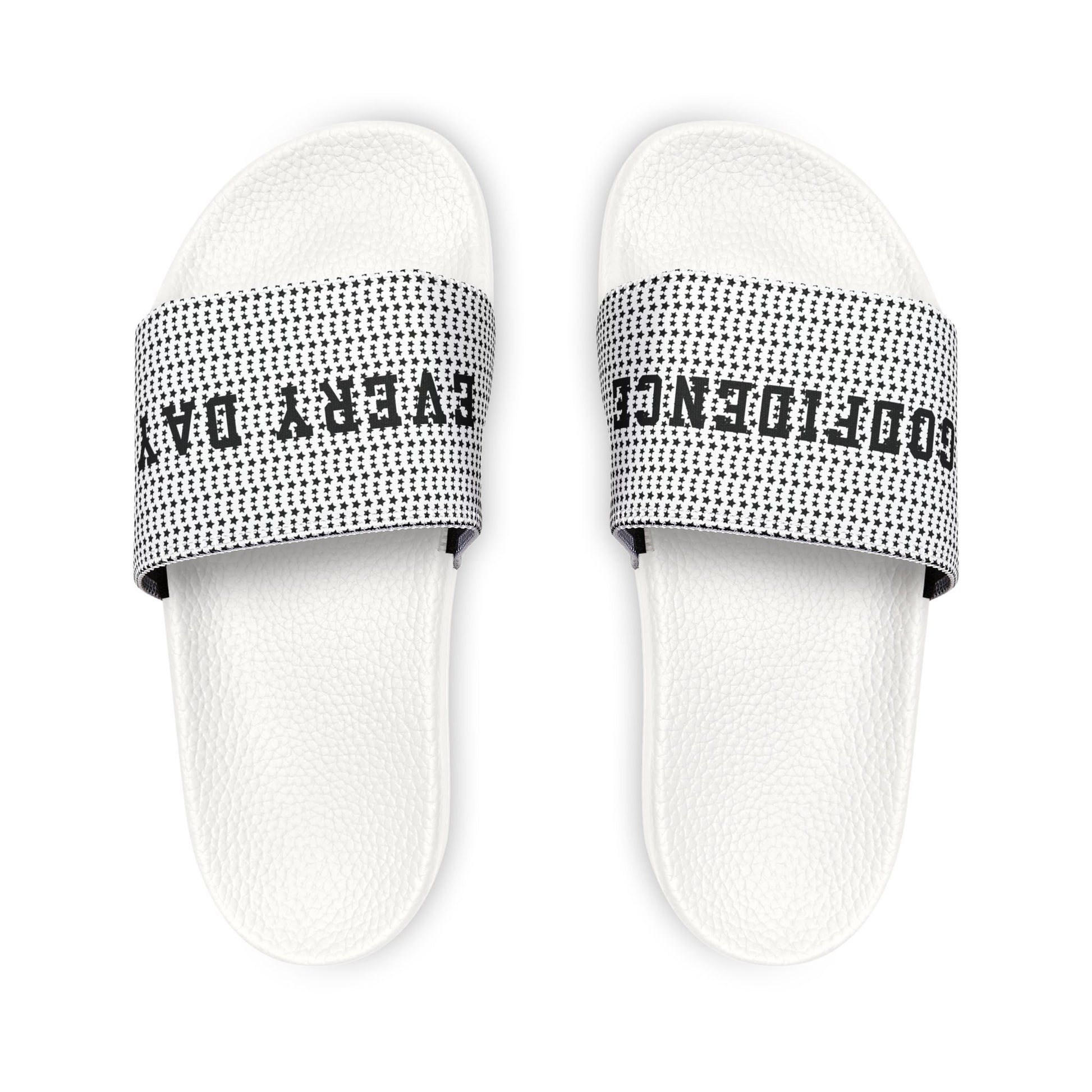 NEW!!! Godfidence Every Day Mini Stars Slide Sandals - Godfidence Every Day G.E.D. Brand