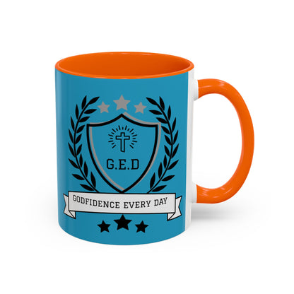 Godfidence Every Day G.E.D Ceramic Mug - Godfidence Every Day G.E.D. Brand