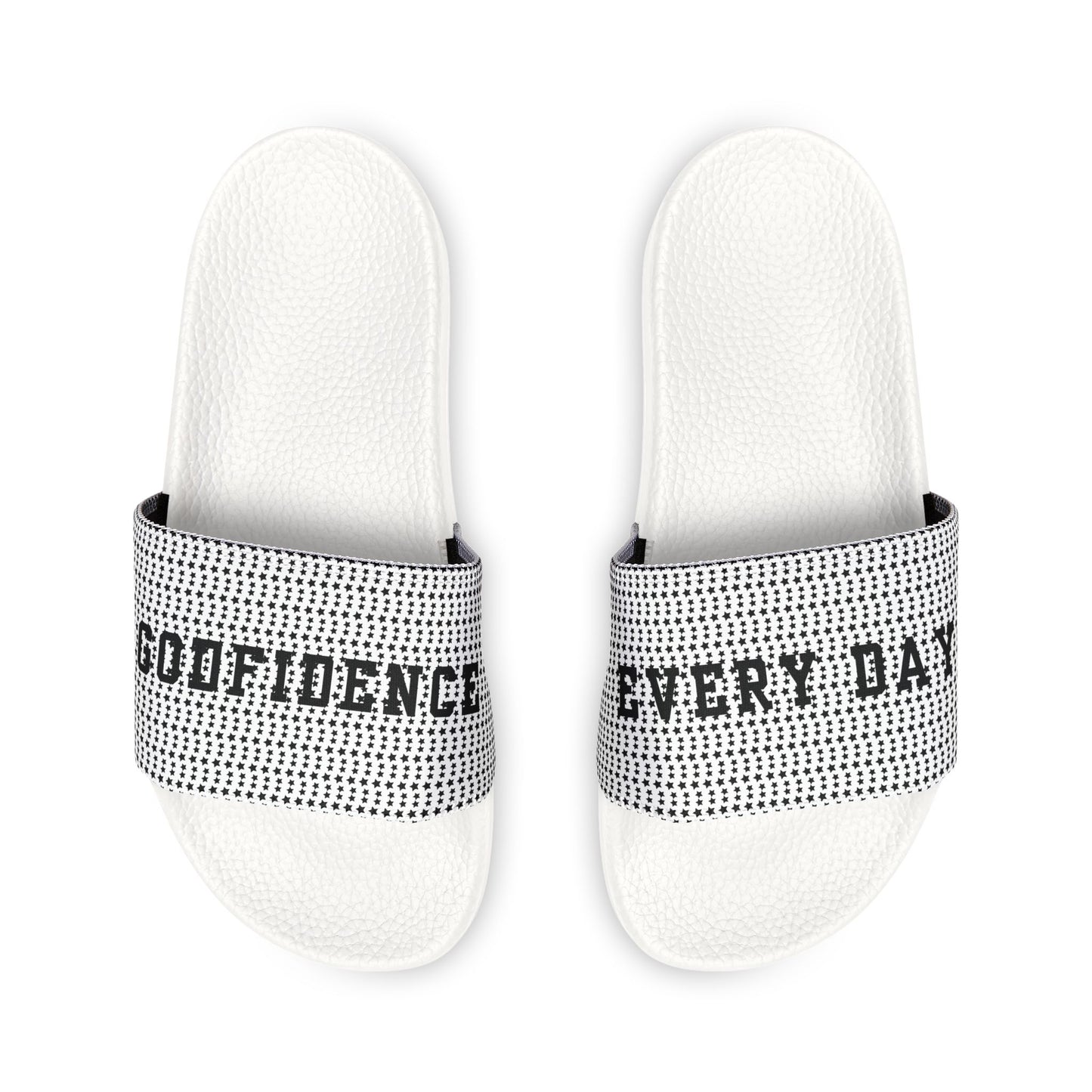 NEW!!! Godfidence Every Day Mini Stars Slide Sandals - Godfidence Every Day G.E.D. Brand