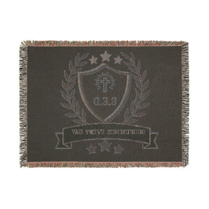 G.E.D. Logo Woven Blanket - Godfidence Every Day G.E.D. Brand