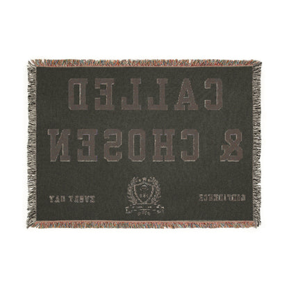 Godfidence Everyday Called & Chosen Woven Blanket - Godfidence Every Day G.E.D. Brand