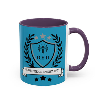 Godfidence Every Day G.E.D Ceramic Mug - Godfidence Every Day G.E.D. Brand